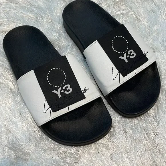Y-3 Adidas Adilette Yohji Yamamoto Slides Sandals - Picture 1 of 4
